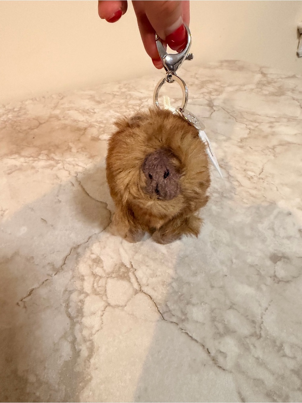 Jellycat Clyde capybara bag charm with tags authentic - Picture 4 of 8